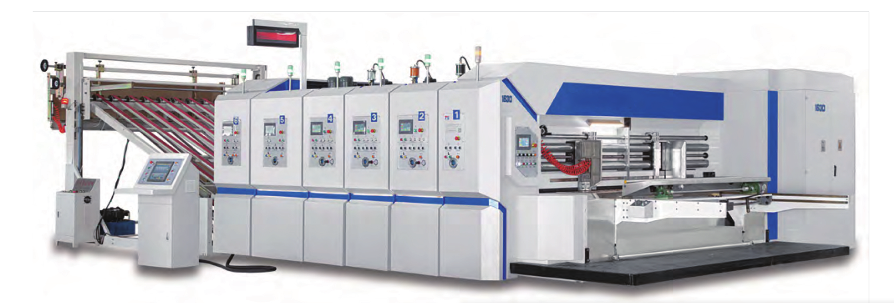 TSV-3 Lead Edge Automatic High Speed Roller Transfer Printer Slotter Die Cutter Machine